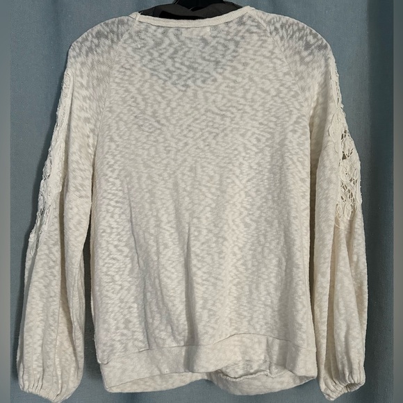 Maurice’s Soft Crochet Knit Cream Sweater - Picture 5 of 5